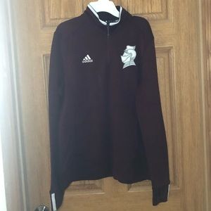 Adidas Bellarmine Quarter Zip Pullover Size Large